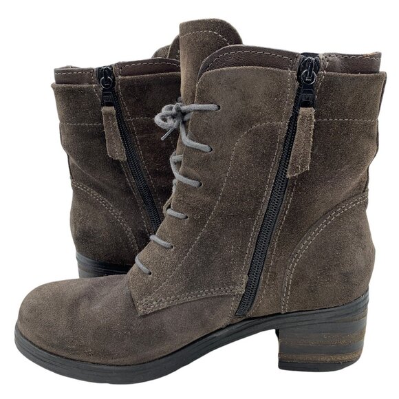 Miz Mooz Lace Up Boots Booties Sloanne Brown Women’s Sz EU 39/ US 8.5-9. #16 - Picture 5 of 13